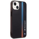 Carcasa BMW IML Tricolor Stripe compatibila cu iPhone 13 / 14 / 15, Negru 5 - lerato.ro