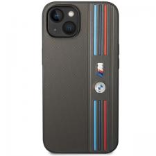 Carcasa BMW Tricolor M Collection compatibila cu iPhone 13 / 14 / 15, Gri