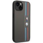 Carcasa BMW Tricolor M Collection compatibila cu iPhone 13 / 14 / 15, Gri 5 - lerato.ro