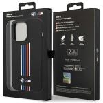 Carcasa BMW Silicone Vertical Tricolor Lines compatibila cu iPhone 14 Pro Max, Negru 9 - lerato.ro