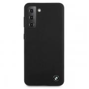 Carcasa BMW Silicone Signature compatibila cu Samsung Galaxy S21, Negru