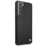 Carcasa BMW Silicone Signature Logo Imprint compatibila cu Samsung Galaxy S21, Negru 5 - lerato.ro