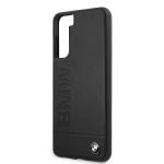 Carcasa BMW Silicone Signature Logo Imprint compatibila cu Samsung Galaxy S21, Negru 7 - lerato.ro