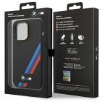 Carcasa BMW Silicone Slanted Stripes cu MagSafe compatibila cu iPhone 14 Pro, Negru 9 - lerato.ro
