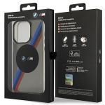 Carcasa BMW Tricolor Stripes cu MagSafe compatibila cu iPhone 14 Pro, Negru 9 - lerato.ro