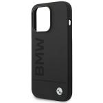Carcasa BMW Silicone Signature Logo cu MagSafe compatibila cu iPhone 14 Pro, Negru 8 - lerato.ro
