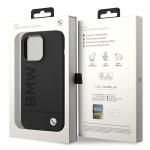 Carcasa BMW Silicone Signature Logo cu MagSafe compatibila cu iPhone 14 Pro, Negru 10 - lerato.ro
