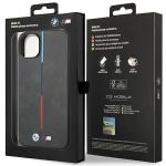 Carcasa BMW Quilted Tricolor cu MagSafe compatibila cu iPhone 14 Plus / 15 Plus, Gri 9 - lerato.ro