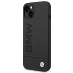 Carcasa BMW Silicone Signature Logo cu MagSafe compatibila cu iPhone 13 / 14 / 15, Negru 4 - lerato.ro