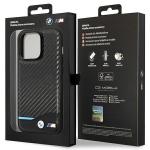Carcasa BMW Carbon cu MagSafe compatibila cu iPhone 14 Pro Max, Negru 9 - lerato.ro