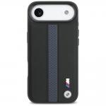 Carcasa BMW M Perforated Stripe Logo cu MagSafe compatibila cu iPhone 17 Air, Negru 2 - lerato.ro