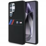 Carcasa BMW Silicone Middle Tricolor Stripes cu MagSafe compatibila cu Samsung Galaxy S25 Ultra, Negru 4 - lerato.ro