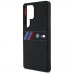 Carcasa BMW Silicone Middle Tricolor Stripes cu MagSafe compatibila cu Samsung Galaxy S25 Ultra, Negru 7 - lerato.ro