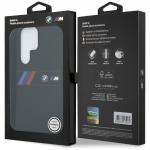 Carcasa BMW Silicone Middle Tricolor Stripes cu MagSafe compatibila cu Samsung Galaxy S25 Ultra, Negru 9 - lerato.ro