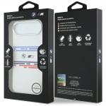 Carcasa BMW M Silicon Horizontal Line cu MagSafe compatibila cu iPhone 17 Air, Alb 9 - lerato.ro