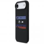 Carcasa BMW M Silicon Horizontal Line cu MagSafe compatibila cu iPhone 17 Air, Negru 3 - lerato.ro
