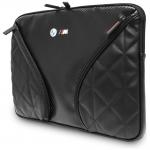 Husa laptop BMW Carbon Pockets and Metal Logo compatibila cu laptop 14 inch, Negru 3 - lerato.ro