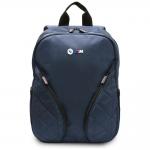 Rucsac pentru laptop BMW Nylon Pockets and Metal Logo, Compatibil cu laptop de 16 inch, Albastru 2 - lerato.ro
