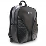 Rucsac pentru laptop BMW Carbon Pockets and Metal Logo, Compatibil cu laptop de 16 inch, Negru 4 - lerato.ro