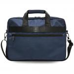 Geanta laptop BMW Nylon Pockets and Metal Logo compatibila cu laptop 16 inch, Albastru 4 - lerato.ro