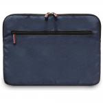 Husa laptop BMW Nylon Pockets and Metal Logo compatibila cu laptop 14 inch, Albastru 4 - lerato.ro