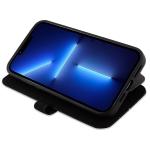 Carcasa BMW Leather Stamp Blue Lines compatibila cu iPhone 15 Pro Max, Black 7 - lerato.ro