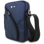 Geanta universala BMW Nylon Pockets and Metal Logo compatibila cu tablete si dispozitive de pana la 8 inch, Navy Blue 3 - lerato.ro