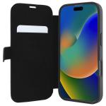 Carcasa flip cover BMW Signature Leather Wordmark compatibila cu iPhone 16 Pro, Negru 7 - lerato.ro