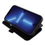 Carcasa BMW Leather Textured and Stripe compatibila cu iPhone 15 Pro, Negru 7 - lerato.ro