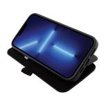 Carcasa BMW Leather Textured and Stripe compatibila cu iPhone 15 / 14 / 13, Negru 7 - lerato.ro