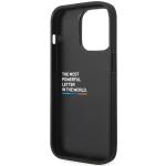 Carcasa BMW Stamped Tricolor Stripe compatibila cu iPhone 14 Pro, Negru 8 - lerato.ro