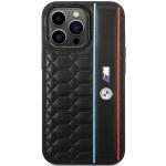 Carcasa BMW M Edition Hexo Pattern compatibila cu iPhone 14 Pro Max, Negru 2 - lerato.ro