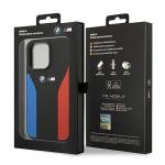 Carcasa BMW Silicone Blue and Red Stripes M Collection compatibila cu iPhone 15 Pro, Negru 9 - lerato.ro