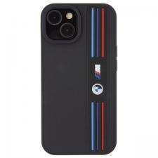 Carcasa BMW Tricolor M Collection compatibila cu iPhone 15 / 14 / 13, Negru