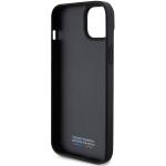 Carcasa BMW Perforated Tricolor Line compatibila cu iPhone 15 / 14 / 13, Negru 8 - lerato.ro