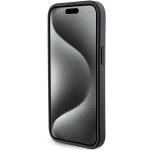 Carcasa BMW Grip Stand Smooth and Carbon compatibila cu iPhone 15 / 14 / 13, Negru 6 - lerato.ro