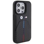 Carcasa BMW Stamped Tricolor Stripe compatibila cu iPhone 15 Pro Max, Negru 5 - lerato.ro
