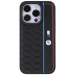 Carcasa BMW M Edition Hexo Pattern compatibila cu iPhone 15 Pro Max, Negru 2 - lerato.ro