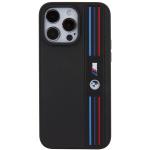 Carcasa BMW Tricolor M Collection compatibila cu iPhone 15 Pro Max, Negru 2 - lerato.ro
