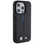 Carcasa BMW Quilted Tricolor compatibila cu iPhone 15 Pro Max, Negru 5 - lerato.ro