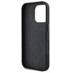 Carcasa BMW Carbon Wrapped Metal compatibila cu iPhone 16 Pro, Negru 8 - lerato.ro