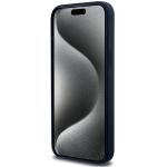 Carcasa BMW Silicone Metal Logo compatibila cu iPhone 15 Pro Max, Navy Blue 6 - lerato.ro