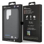 Carcasa BMW Leather Carbon compatibila cu Samsung Galaxy S23 Ultra, Negru 9 - lerato.ro