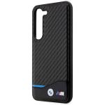 Carcasa BMW Leather Carbon compatibila cu Samsung Galaxy S23, Negru 7 - lerato.ro