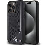 Carcasa BMW Perforated Twisted Line cu MagSafe compatibila cu iPhone 15 Pro, Negru 4 - lerato.ro