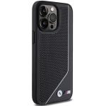 Carcasa BMW Perforated Twisted Line cu MagSafe compatibila cu iPhone 15 Pro, Negru 5 - lerato.ro