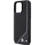 Carcasa BMW Perforated Twisted Line cu MagSafe compatibila cu iPhone 15 Pro, Negru 7 - lerato.ro