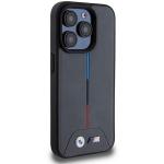 Carcasa BMW Quilted Tricolor cu MagSafe compatibila cu iPhone 15 Pro, Gri 5 - lerato.ro