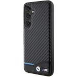 Carcasa BMW Leather Carbon compatibila cu Samsung Galaxy S24 Plus, Negru 3 - lerato.ro