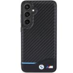 Carcasa BMW Leather Carbon compatibila cu Samsung Galaxy S24 Plus, Negru 2 - lerato.ro